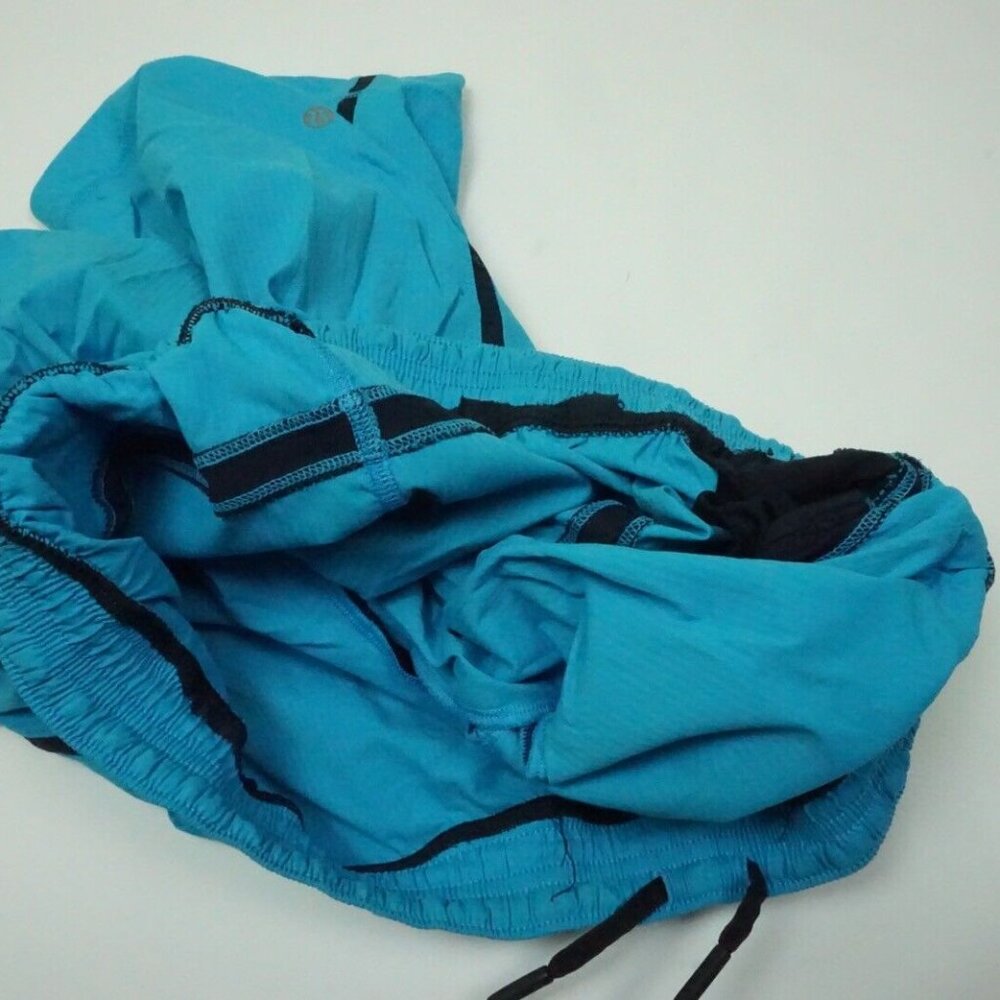 Lululemon Solid Blue Drawstring Athletic Running … - image 4